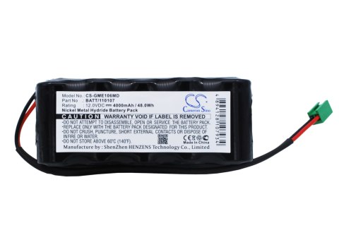 Bateria do GE Dash 1000, Eagle Monitor 1000, Eagle Monitor 1006, Eagle Monitor 1008, Eagle Monitor 1009, Hellige Marquette Eagl Bateria do GE Dash 1000, Eagle Monitor 1000, Eagle Monitor 1006, Eagle Monitor 1008, Eagle Monitor 1009, Hellige Marquette Eagl