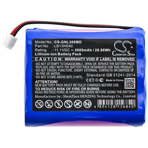Bateria do General G3H, G3HI30028-1 Bateria do General G3H, G3HI30028-1