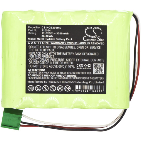 Bateria do Hellige SCB2 Scope Bateria do Hellige SCB2 Scope