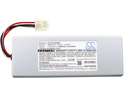 Bateria do Philips Respirateur V60, Respirateur V60S, Respironics V60, Respironics V60S Bateria do Philips Respirateur V60, Respirateur V60S, Respironics V60, Respironics V60S
