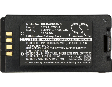 Bateria do Baxter Healthcare 35083, 35162, 35700, 35724, 55075-2, Sigma Spectrum Infusion Pumps Bateria do Baxter Healthcare 35083, 35162, 35700, 35724, 55075-2, Sigma Spectrum Infusion Pumps