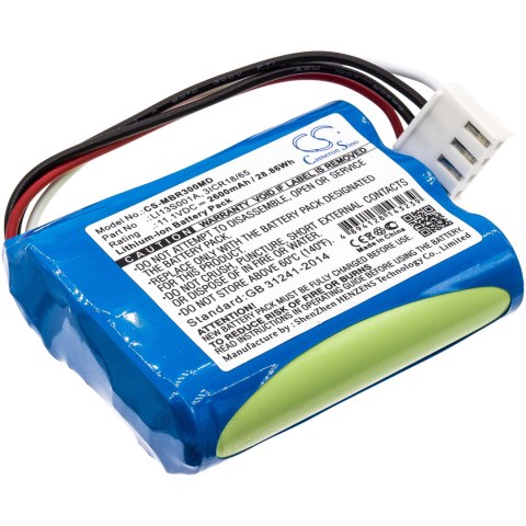 Bateria do Mindray BeneHeart R3, BeneHeart R3 EKG, BeneHeart R3A, UBECONN C9, uMEC10, uMEC12, uMEC6, uMEC7 Bateria do Mindray BeneHeart R3, BeneHeart R3 EKG, BeneHeart R3A, UBECONN C9, uMEC10, uMEC12, uMEC6, uMEC7