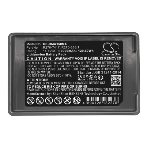 Bateria do ResMed Astral 150 Ventilator Ultralif Bateria do ResMed Astral 150 Ventilator Ultralif