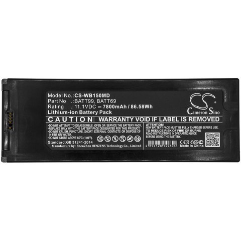 Bateria do Welch-Allyn Connex 6000 Vital Signs Monito, Connex Spot, Connex Spot Vital Signs 7100, Connex Spot Vital Signs 7300, Bateria do Welch-Allyn Connex 6000 Vital Signs Monito, Connex Spot, Connex Spot Vital Signs 7100, Connex Spot Vital Signs 7300,