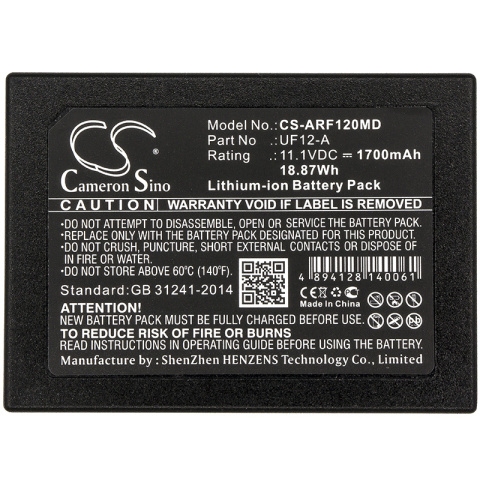 Bateria do Ahram Biosystems Palm PCR G1-12, UF12-A Bateria do Ahram Biosystems Palm PCR G1-12, UF12-A