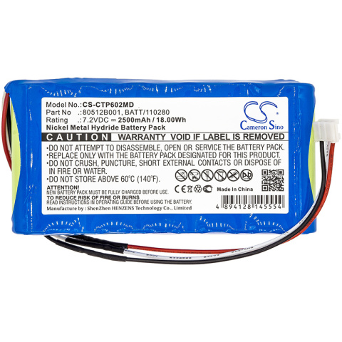 Bateria do Criticare 507NJC BP, 602-14, LT Plus, Poet LT Pulse Oximeter- wycofana z produkcji Bateria do Criticare 507NJC BP, 602-14, LT Plus, Poet LT Pulse Oximeter- wycofana z produkcji