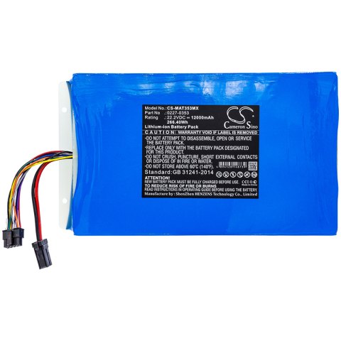 Bateria do MAQUET 02270353, 0227-0353, 0227040203 Bateria do MAQUET 02270353, 0227-0353, 0227040203