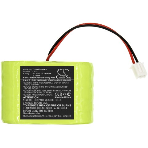Bateria do Natus CT+ Doppler, DOP CT, FreeDOP Bateria do Natus CT+ Doppler, DOP CT, FreeDOP