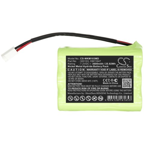 Bateria do WalkMed Infusion Pump, Infusion Triton Bateria do WalkMed Infusion Pump, Infusion Triton