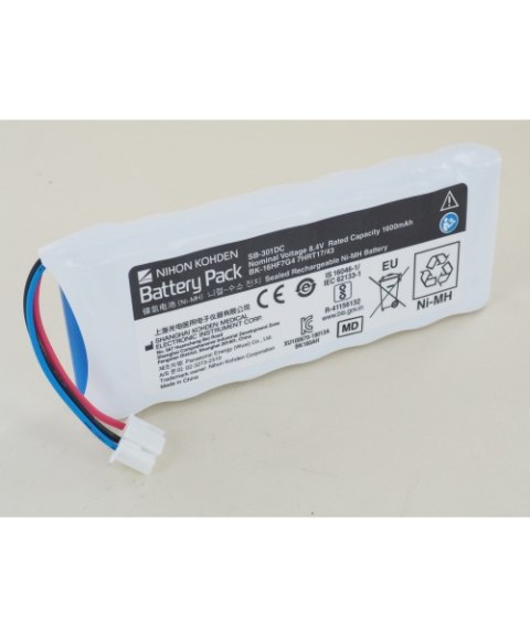 Bateria do ECG Cardiofax C NIHON KOHDEN (SB-301DC) 8.4V Bateria do ECG Cardiofax C NIHON KOHDEN (SB-301DC) 8.4V
