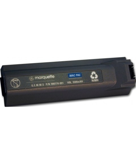 Bateria do EKG MAC 5000 - MAC PAC HELLIGE - MARQUETTE 18V Bateria do EKG MAC 5000 - MAC PAC HELLIGE - MARQUETTE 18V