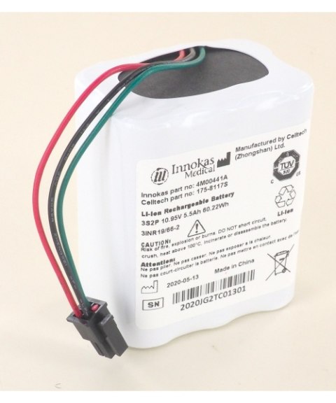 Bateria do kardiomonitora DINAMAP V150 GE HEALTHCARE (2067981 - 027) 10.95V Bateria do kardiomonitora DINAMAP V150 GE HEALTHCARE (2067981 - 027) 10.95V