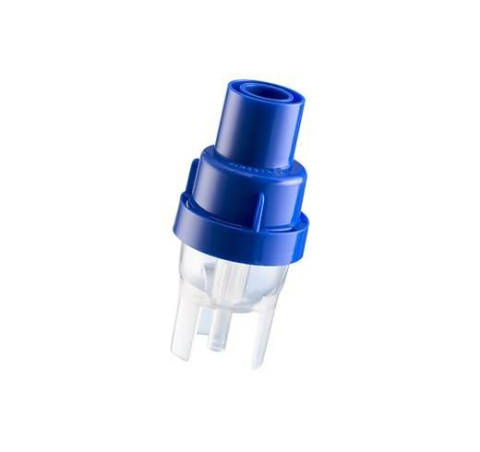 Pojemnik na lek do nebulizatora SideStream Respironics - zestaw z ustnikiem i przewodem i maskami duża i mała Pojemnik na lek do nebulizatora SideStream Respironics - zestaw z ustnikiem i przewodem i maskami duża i mała