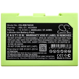 Bateria do iRobot I7 14 .4 V 2600 mAh CS-IRB700VX